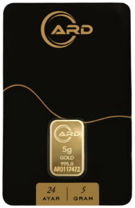 5 gr 24 Ayar ARD Külçe Altın